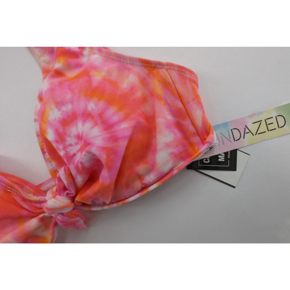 Sundazed Swim Harper Bikini Top Pink Tie-Dye - Picture 7 of 8